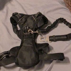 Dog Safety Car Seatbelt Harnesses w/leash